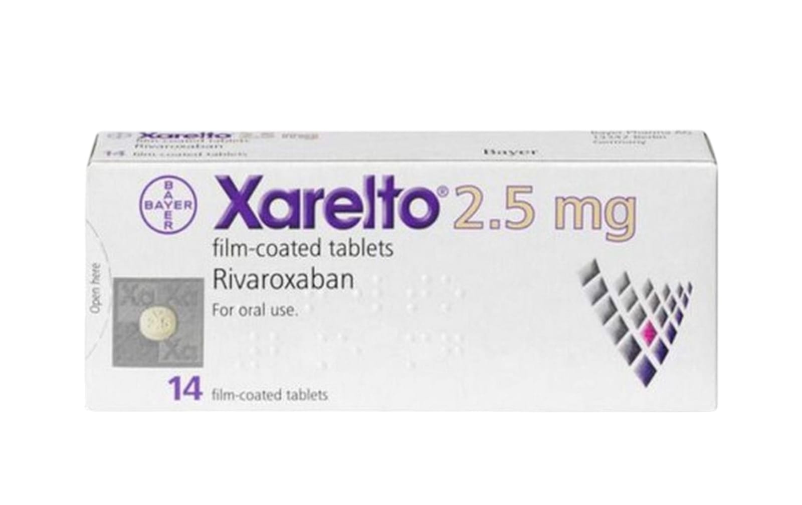 Xarelto 2.5mg Tablet